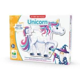 Primul meu mare puzzle de podea Unicorn 12 piese 60.96x45.72 cm asamblat